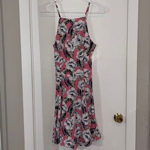 Hollister Floral Skater-Style Dress - Size M
